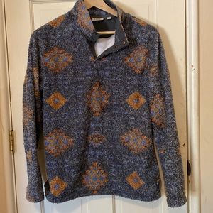 Mens M Super Soft Fuzzy Pullover